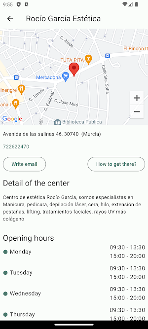 Rocío García Estética Screenshot 1