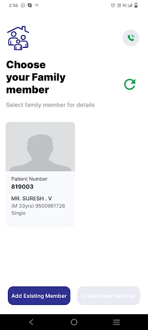 GKNM Hospital Patient Portal Screenshot 2