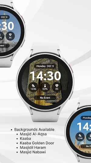 Islamic Digital Watch Face Screenshot 1