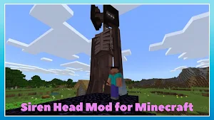 Siren Head Mod for Minecraft Screenshot 1