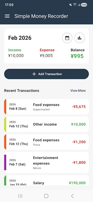 Easy Money Manager Screenshot 0