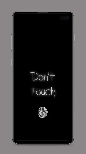 Don’t touch my phone Wallpaper Screenshot 2