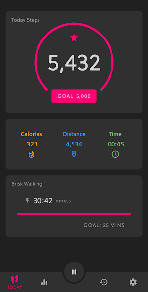 Step Counter - Pedometer & Activity Tracker Screenshot 1