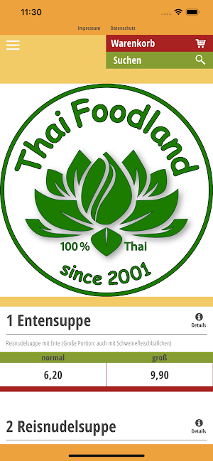 Thai Foodland Screenshot 0