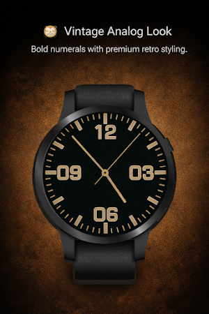 Luxury Retro Analog Watch Face Screenshot 0