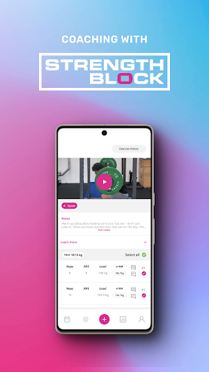 Strength Block Training App Screenshot 3