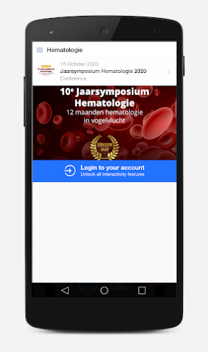 Jaarsymposium Hematologie Screenshot 1