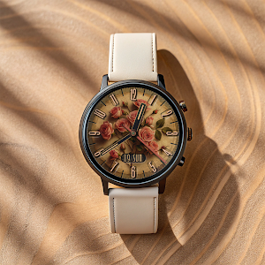 ROSEWOOD: Vintage Watch Face Screenshot 1