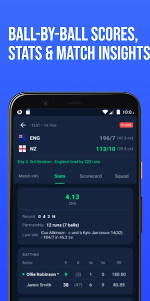 IND VS SRI Live Cricket Score Screenshot 1