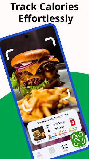 Live Longer - AI Calorie App Screenshot 0