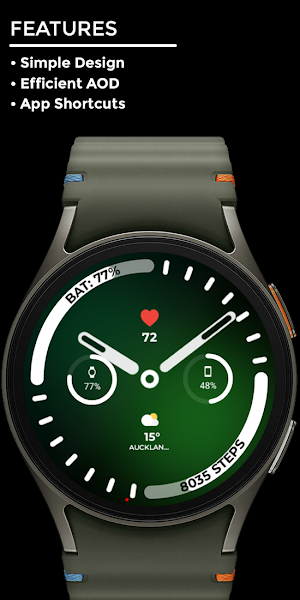 Night ver 42 - watch face Screenshot 1