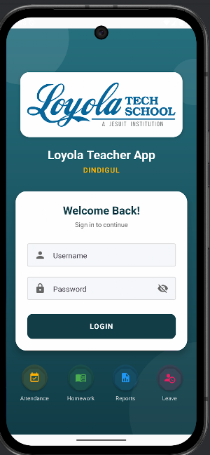 Loyola Teacher App Screenshot 0