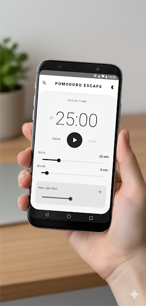 Pomodoro Escape: Focus Timer Screenshot 0