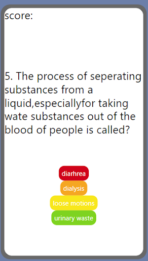 Science Quiz Screenshot 3
