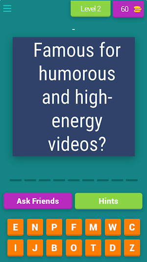 YouTuber Quiz Screenshot 2