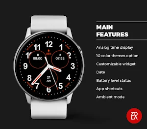 Casual Black Watch Face Screenshot 1