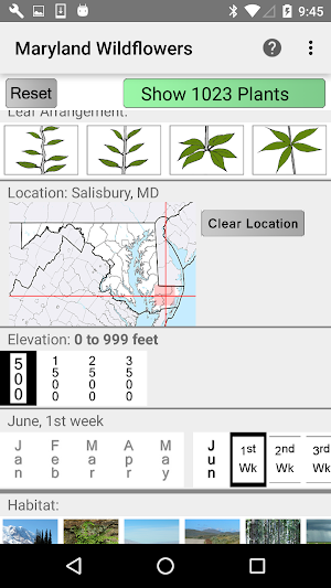 Maryland Wildflowers Screenshot 1
