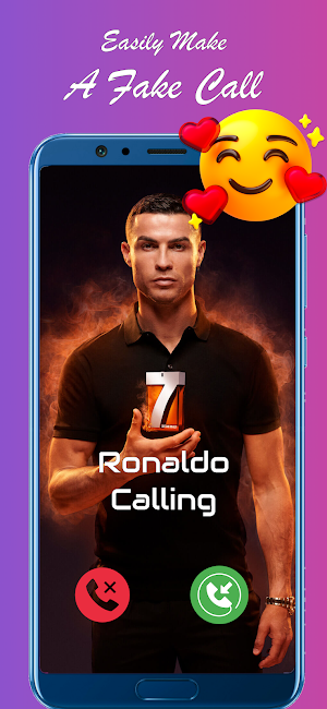 CR Cristiano Ronaldo Fake Call Screenshot 0