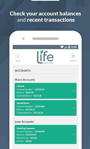 Life Credit Union Screenshot 2