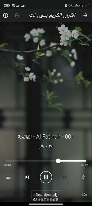 القران بلال دربالى بدون نت Screenshot 0