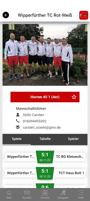 Wipperfürther TC Rot-Weiß Screenshot 2