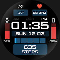 Nighty Digital 18 - watch face