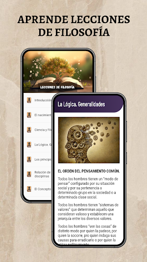 Ideas filosóficas - Lecciones Screenshot 2
