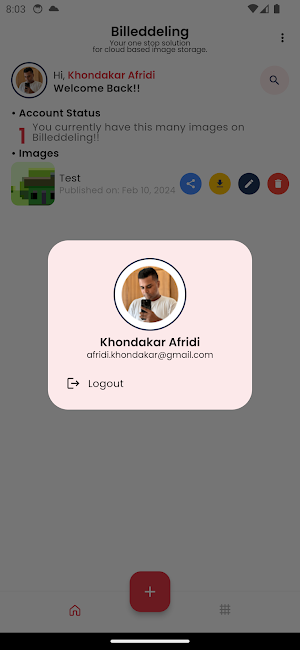 Billeddeling - Cloud Storage Screenshot 3