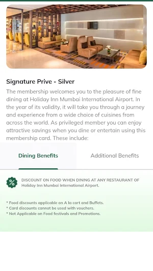 Signature Prive Screenshot 2