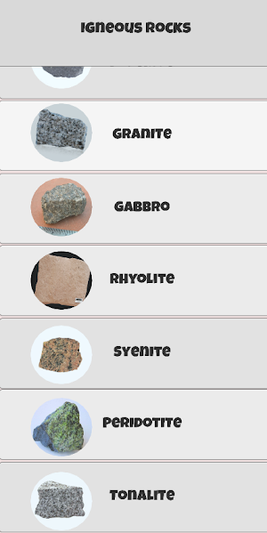 Petrology Minerals and Rocks Screenshot 3