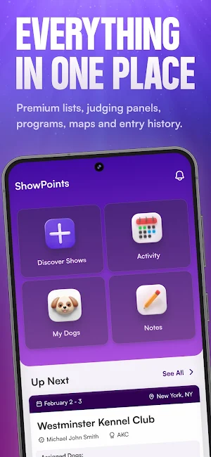 ShowPoints | Dog Show Planner Screenshot 2