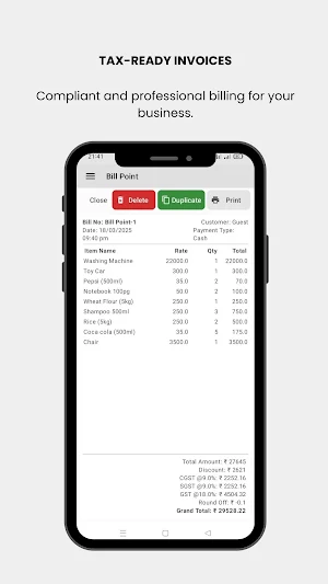 Bill Point – Offline POS App Screenshot 2