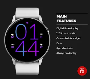 Purple Light Watch Face screenshot 2