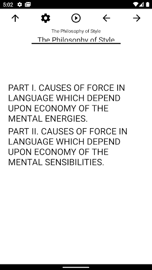 Book, The Philosophy of Style Screenshot 0