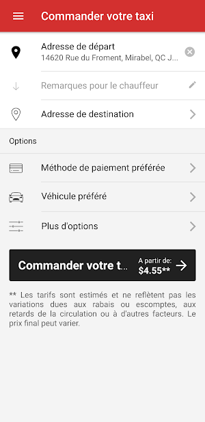 Taxi Mirabel Screenshot 0