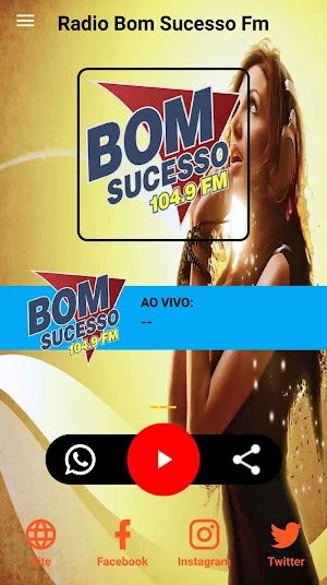 Radio Bom Sucesso Fm Screenshot 1