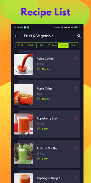 Fruit And Vegetable Juice Recipes For Weight Loss Screenshot 1