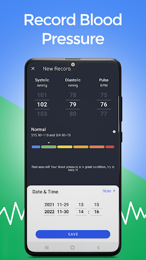 Blood Pressure Tracker Screenshot 2