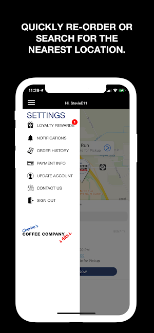 Charlie's Coffee Company Screenshot 2