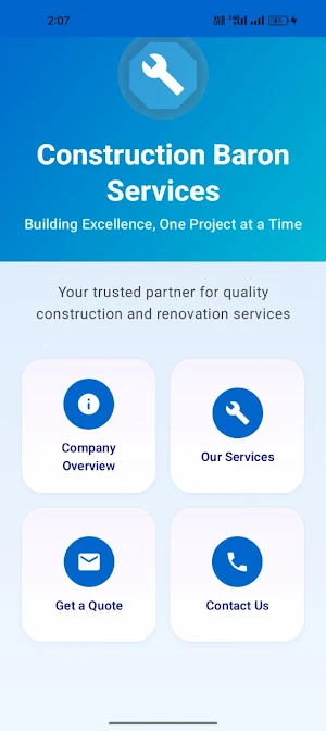 Construction Baron Services Screenshot 1