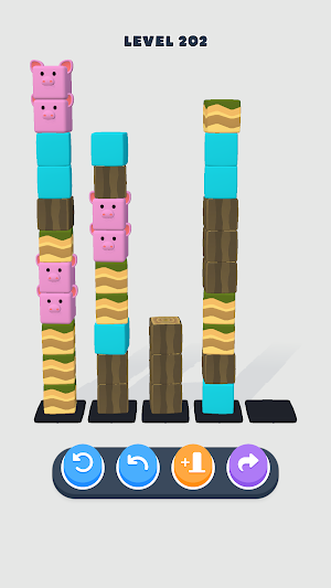 Stack Sort : Color Cube Puzzle Screenshot 0