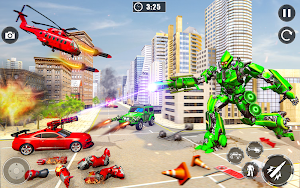 US Army Robot Helicopter Transform War Screenshot 2