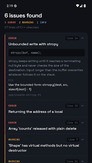 BugFix: Code Bug Finder Screenshot 1