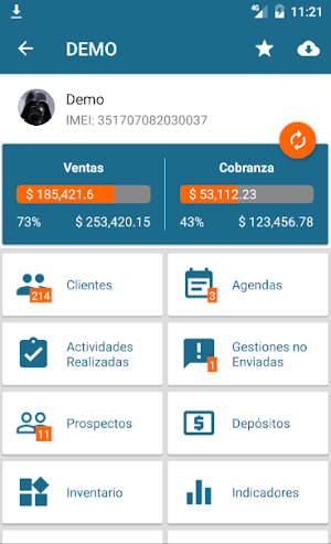 Pedidos Móviles Screenshot 0