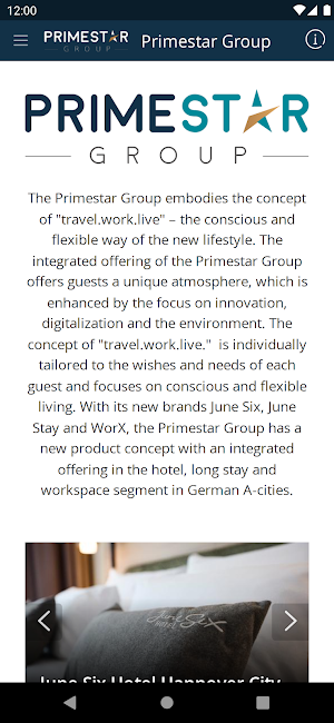 Primestar Hotels Screenshot 0