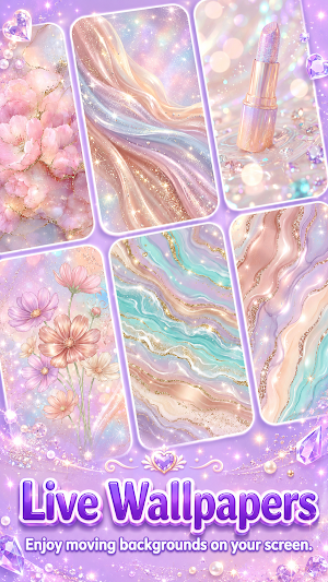 Cute Glitter Wallpapers Screenshot 2