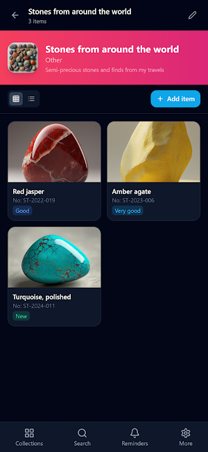 Sammel-App – Collection Screenshot 2