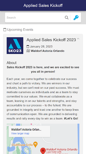 Applied Sales Kickoff Screenshot 1