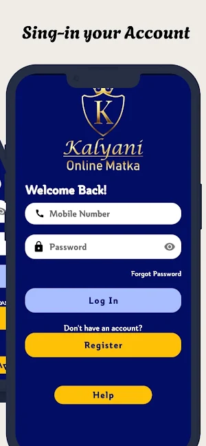 Kalyani Satta Online Matka App Screenshot 2