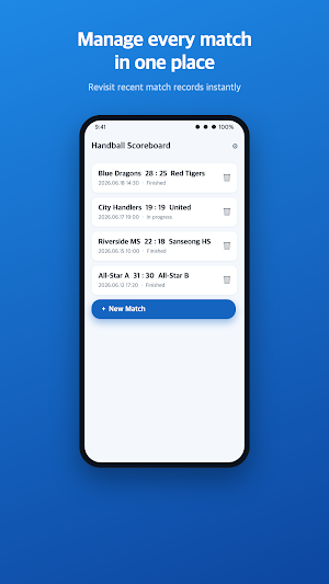Handball Scoreboard Screenshot 1